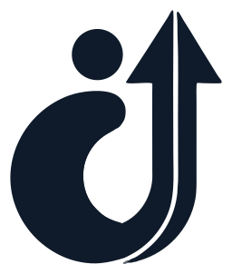 Navy mark on the site's near-black nav bar, barely visible